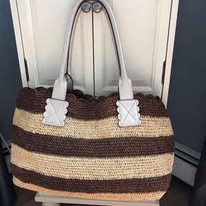 MZ WALLACE raffia purse
